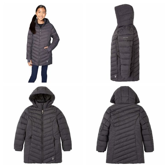 Spyder Other - Spyder girl Youth Puffer  Gray  Jacket